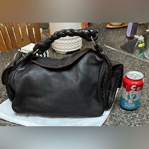 Vintage Handmade Brown Satchel